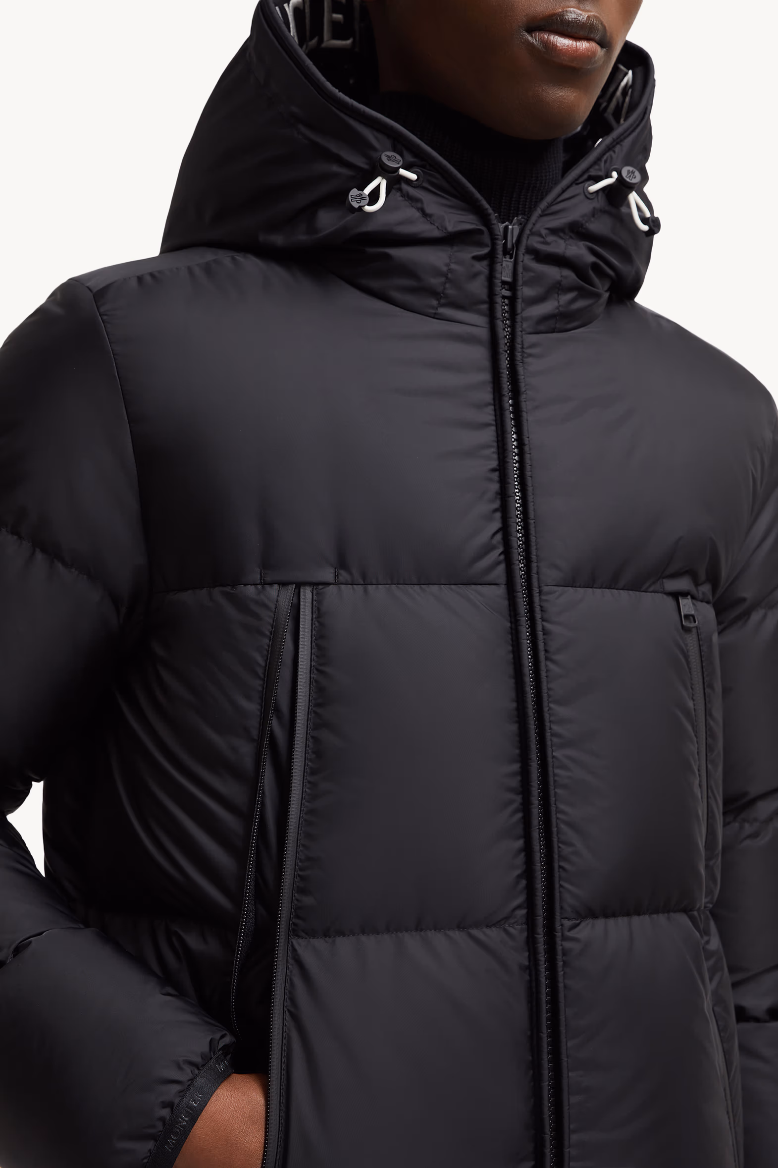 Montcla Hooded Short Down Jacket Men Black Moncler 6
